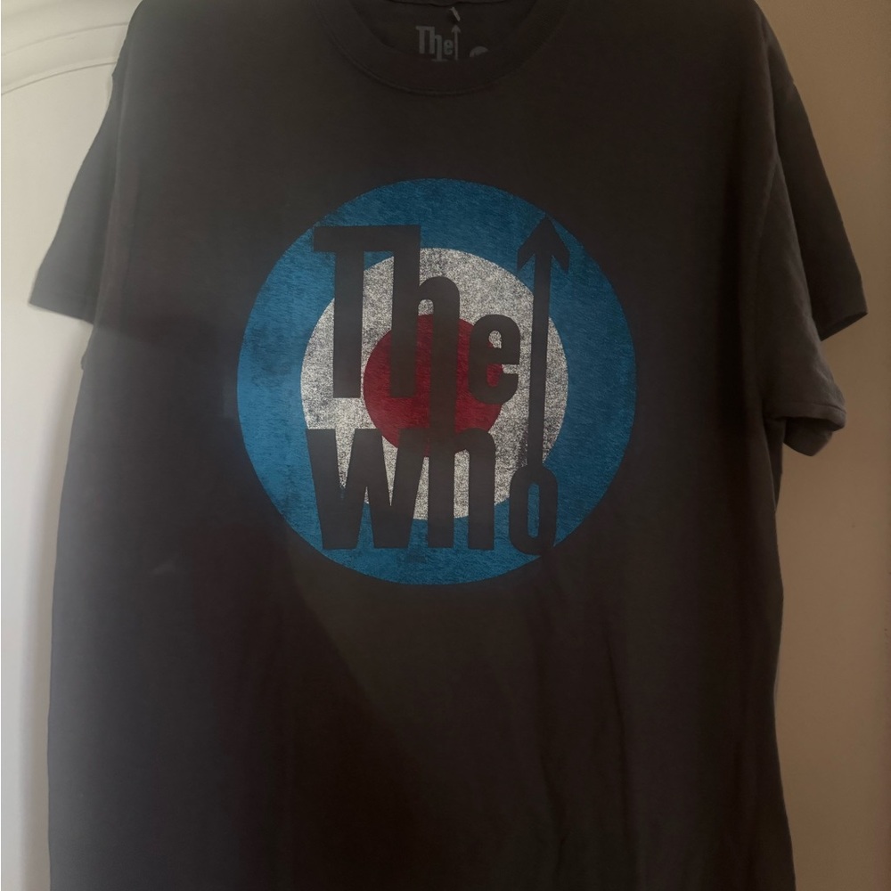 LG Graphic Tee - Black with Blue and Red Design